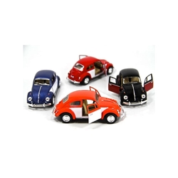 Kinsmart 1967 Volkswagen Classical Beetle 1:32 Metal Çek Bırak Araba - Kinsmart