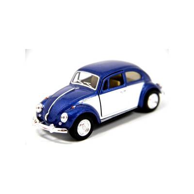 Kinsmart 1967 Volkswagen Classical Beetle 1:32 Metal Çek Bırak Araba - 4
