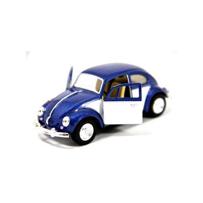 Kinsmart 1967 Volkswagen Classical Beetle 1:32 Metal Çek Bırak Araba - 5
