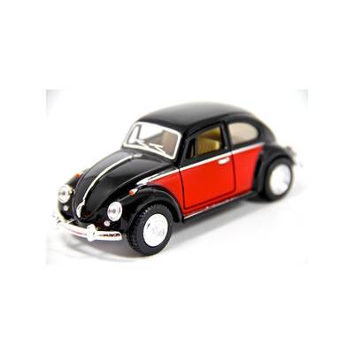 Kinsmart 1967 Volkswagen Classical Beetle 1:32 Metal Çek Bırak Araba - 6