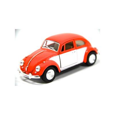 Kinsmart 1967 Volkswagen Classical Beetle 1:32 Metal Çek Bırak Araba - 8