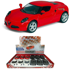 Kinsmart 2013 Alfa Romeo 4C 1:32 Metal Çek Bırak Araba - Kinsmart