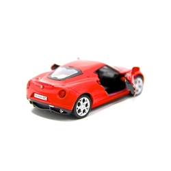 Kinsmart 2013 Alfa Romeo 4C 1:32 Metal Çek Bırak Araba - 4