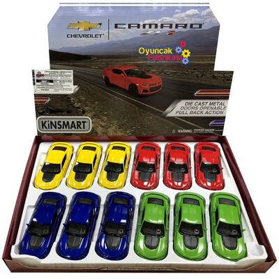 Kinsmart 2017 Chevrolet Camaro ZL1 Metal Çek Bırak Araba KT5399D - 2