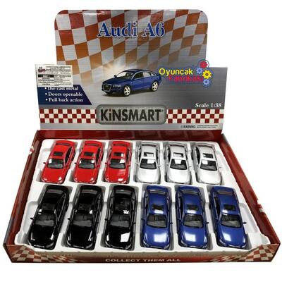 Kinsmart Audi A6 Metal Çek Bırak Araba KT5303D - 2
