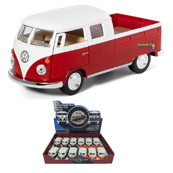 Kinsmart Çek Bırak 1963 Volkswagen Bus Double Cab Pickup - Kinsmart