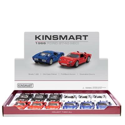 Kinsmart Çek Bırak Araba 1966 Ford GT40 MKII - 1