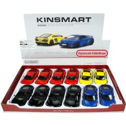 Kinsmart Çek Bırak Araba 2020 Audi R8 Coupe Scale 1:36 - Kinsmart