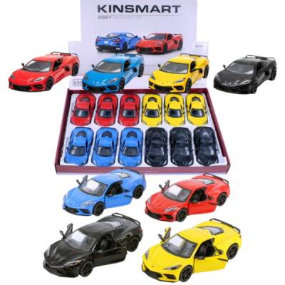 Kinsmart Çek Bırak Araba 2021 Corvette - 1