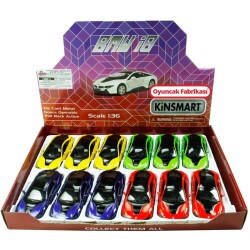 Kinsmart Çek Bırak Araba BMW İ8 - Kinsmart