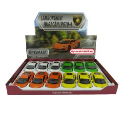 Kinsmart Çek Bırak Araba Lamborghini Huracan Lp610-4 (1:36 ) - Kinsmart