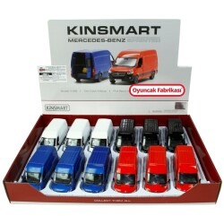 Kinsmart Çek Bırak Araba Mercedes-Benz Sprinter Scale 1:48 - Kinsmart