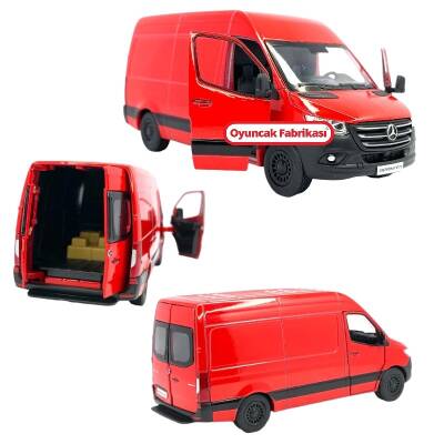 Kinsmart Çek Bırak Araba Mercedes-Benz Sprinter Scale 1:48 - 2