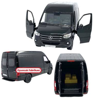 Kinsmart Çek Bırak Araba Mercedes-Benz Sprinter Scale 1:48 - 3