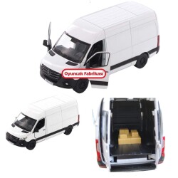 Kinsmart Çek Bırak Araba Mercedes-Benz Sprinter Scale 1:48 - 4