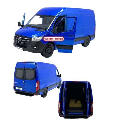 Kinsmart Çek Bırak Araba Mercedes-Benz Sprinter Scale 1:48 - 5