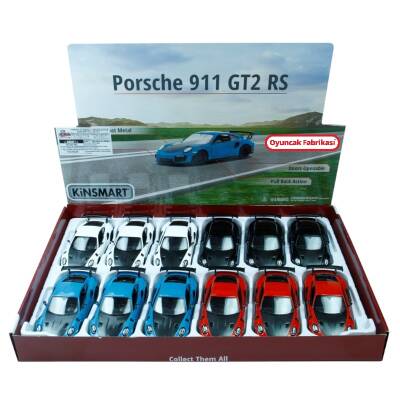 Kinsmart Çek Bırak Araba Porsche 911 Gt2 Rs - 1