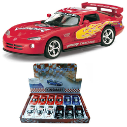 Kinsmart Dodge Viper GTS-R 1:36 Metal Çek Bırak Araba - Kinsmart