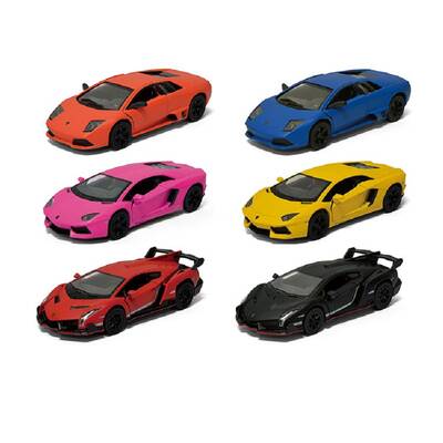 Kinsmart Lamborghini Aventador LP700-4 1:38 Metal Çek Bırak Araba - 4