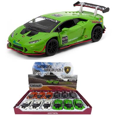 Kinsmart Lamborghını Huracan LP620-2 Super Trofeo 1:36 Metal Çek Bırak - 1