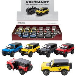 Kinsmart Metal Çek Bırak Araba 2022 Ford Bronco Livery Edition (Hard Top) - Kinsmart