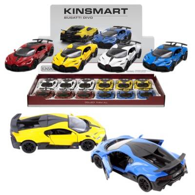 Kinsmart Metal Çek Bırak Araba Bugatti Divo - 1