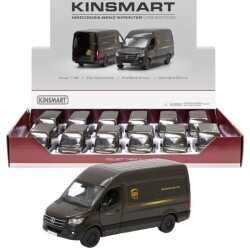 Kinsmart Metal Çek Bırak Araba Mercedes-Benz Sprinter UPS - Kinsmart