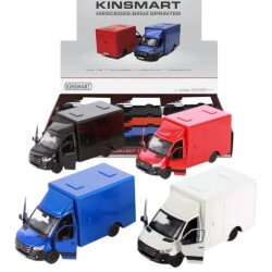 Kinsmart Metal Çek Bırak Mercedes-Benz Sprinter Kapalı Kasa Kamyonet - Kinsmart