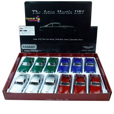 Kinsmart Metal Çekbırak Araba Aston Martin Db5 - 2