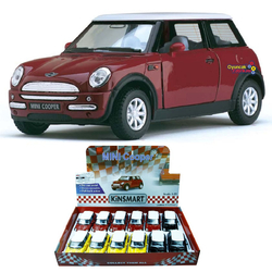 Kinsmart Mini Cooper 1:28 Metal Çek Bırak Araba - 1