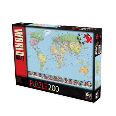 KS, Dünya Siyasi Haritası, 200 Parça Puzzle - 1