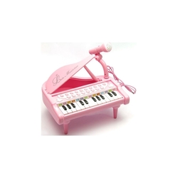 Küçük Oyuncak Piano Mikrofonlu Elektronik - 4