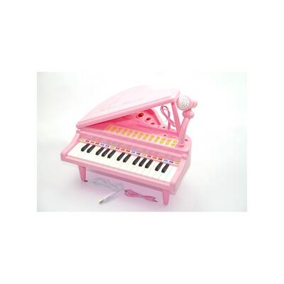 Küçük Oyuncak Piano Mikrofonlu Elektronik - 6