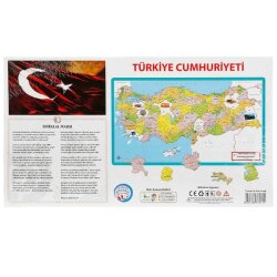 Kültür Mirası Türkiye Siyasi Haritası Frame Puzzle - 2