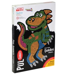 Kumtoys Eğitici Pul Sanatı Pulları Kullan Şeklini Oluştur - Redka