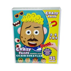 Magnetik Faces Çılgın Suratlar 31 Parça 3-8 Yaş - Dıy Toy