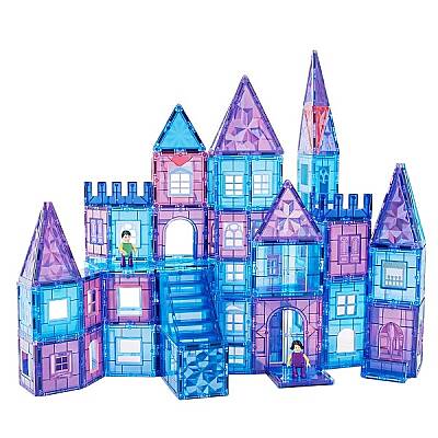 Manyetik Yapı Blokları 102 Parça 7,5 Cm Büyük Boy 3 Boyutlu STEM Eğitici Oyuncak Seti - 2