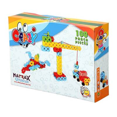Matrax Crazy Eğitici Blok Oyunu 100 Parça - 2