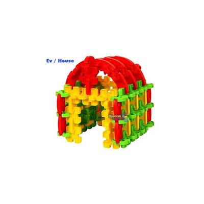 Matrax Mega Joesy Eğitici Blok Oyunu 200 Parça Plastik Kilitli Kutuda - 2
