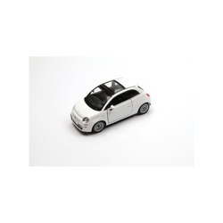 Metal Çek Bırak Araba Kinsmart 2007 Fiat 500 1:28 - 2