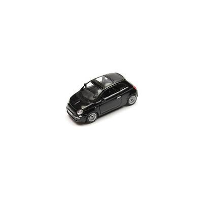 Metal Çek Bırak Araba Kinsmart 2007 Fiat 500 1:28 - 5