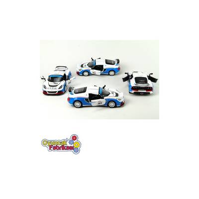 Metal Çek Bırak Araba Kinsmart 2012 Lotus Exige R-GT 1:32 - 3