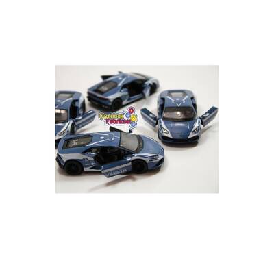 Metal Çek Bırak Araba Kinsmart Lamborghini Huracan Police LP610-4 - 1