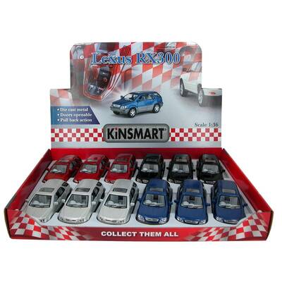 Metal Çek Bırak Araba Kinsmart Lexus RX300 1:36 - 3