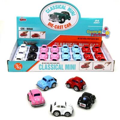 Metal Çekbırak Sevimli Mini Kaplumbağa Araba 5 Cm - 4