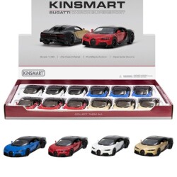 Metal Kinsmart Araba Çek bırak Bugatti Chiron Süper Sport - Kinsmart