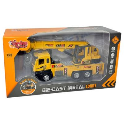 Metal Uzayabilir Kule Vinç Çek Bırak Işıklı ve Sesli 1:28 - 2