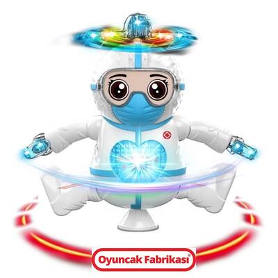 Miajima Dans Eden Müzikli ve Işıklı Oyuncak Doktor Robot - 2