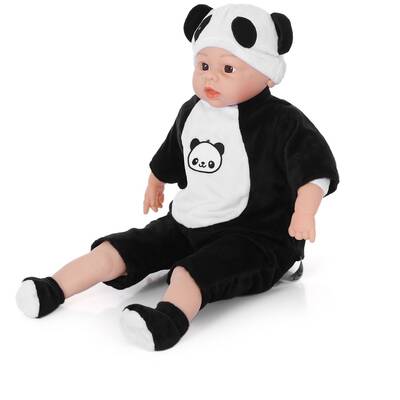 Miajima Oyuncak Gerçek Yüzlü Kel Et Bebek Pijamalı 60 cm