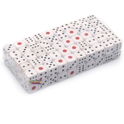 Miajima Özel Japon İthal Tavla Zarı 100 Adet Yanları Köşesiz 10mm - 3